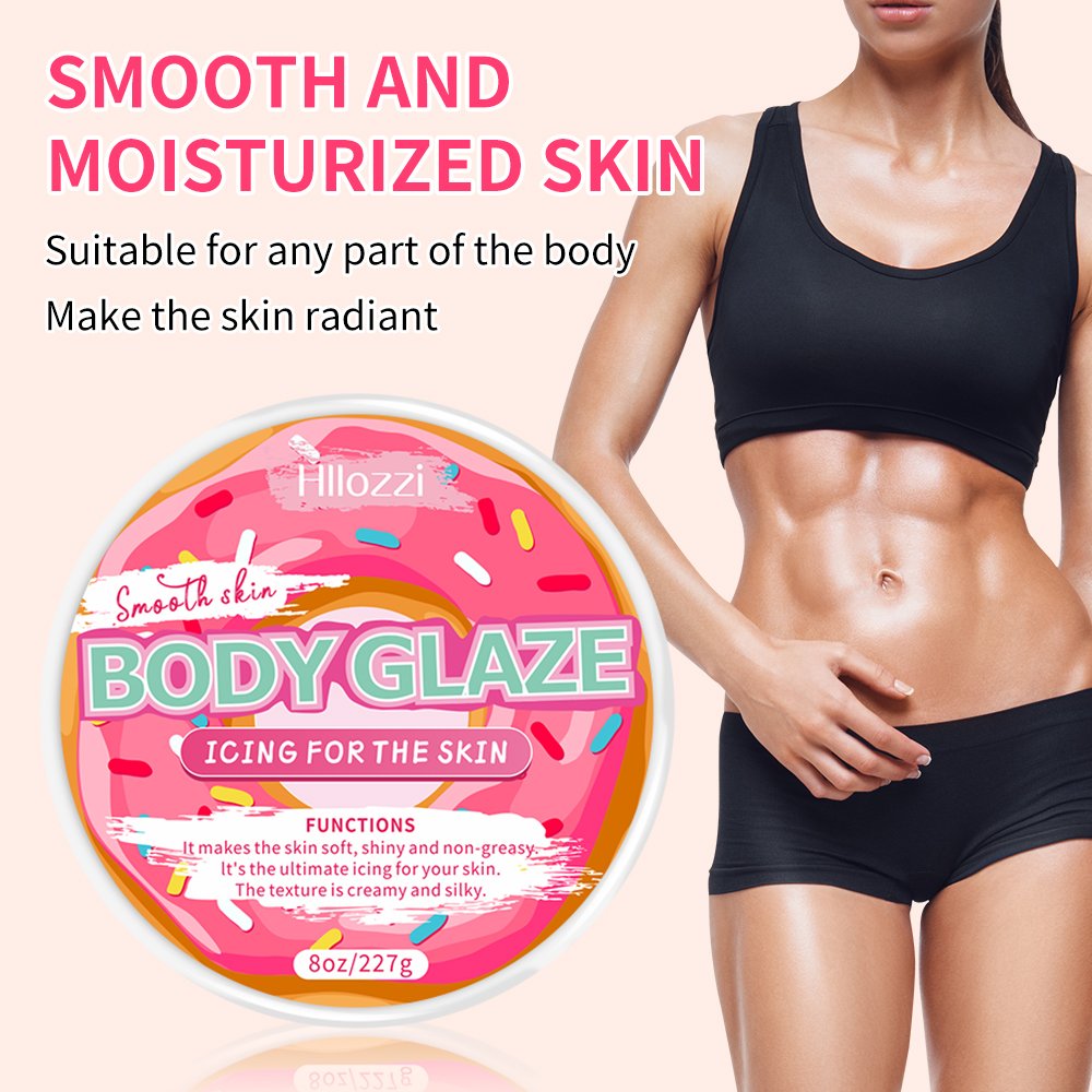 8oz/227g Hllozzi ICING FOR THE SKIN BODY GLAZE Whitening Body Lotion Pick Your Scent with Products Shea Butter Body Care Cream