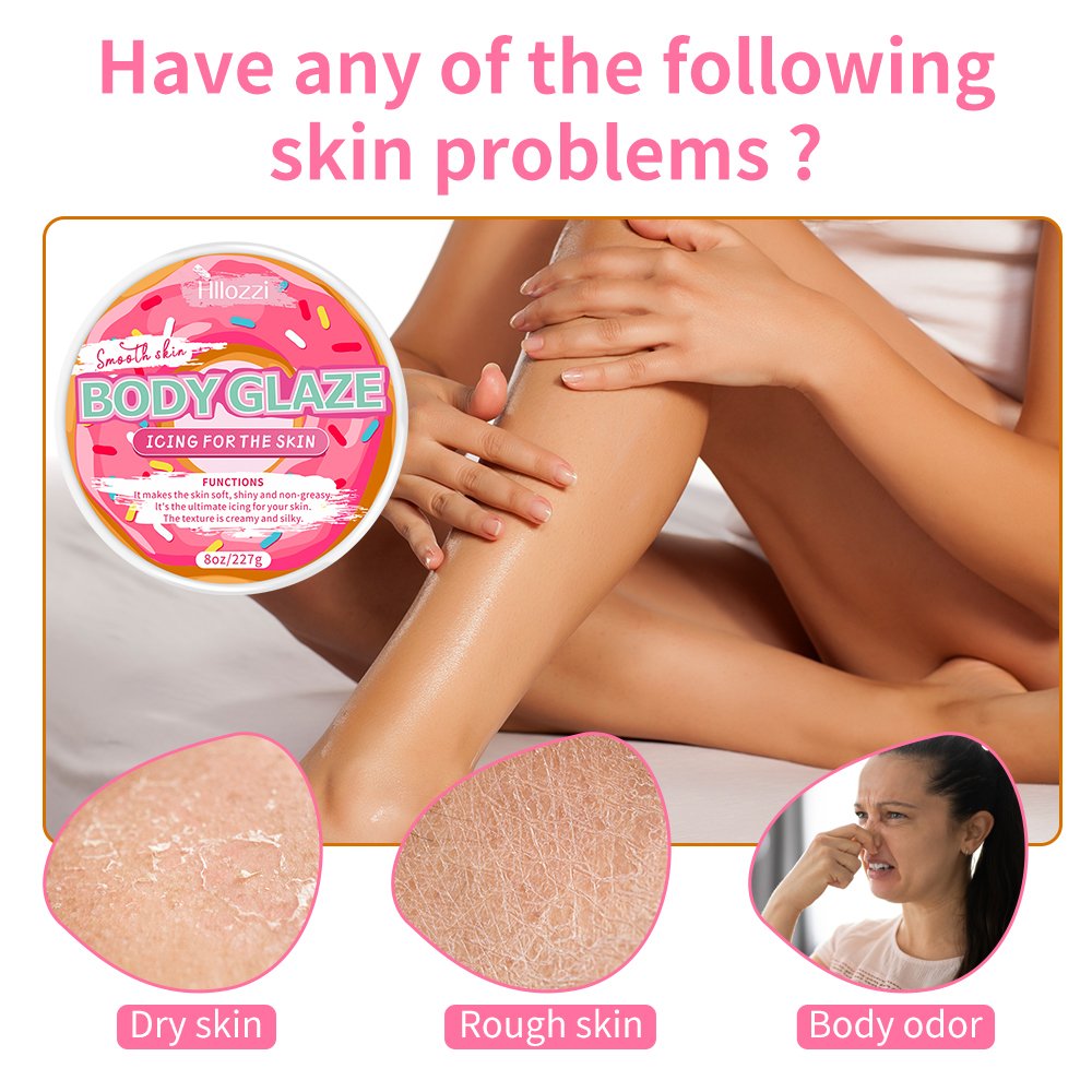 8oz/227g Hllozzi ICING FOR THE SKIN BODY GLAZE Whitening Body Lotion Pick Your Scent with Products Shea Butter Body Care Cream