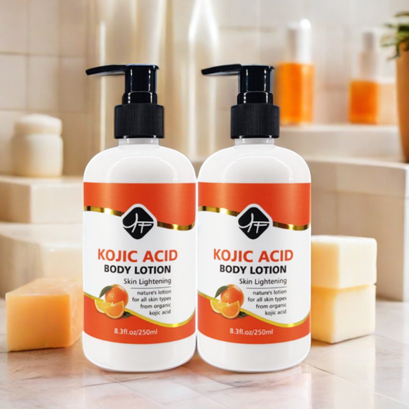 Wholesale OEM private label Kojic acid body lotion skin care Moisturizer Nourishing Anti-aging lightening skin body lotion