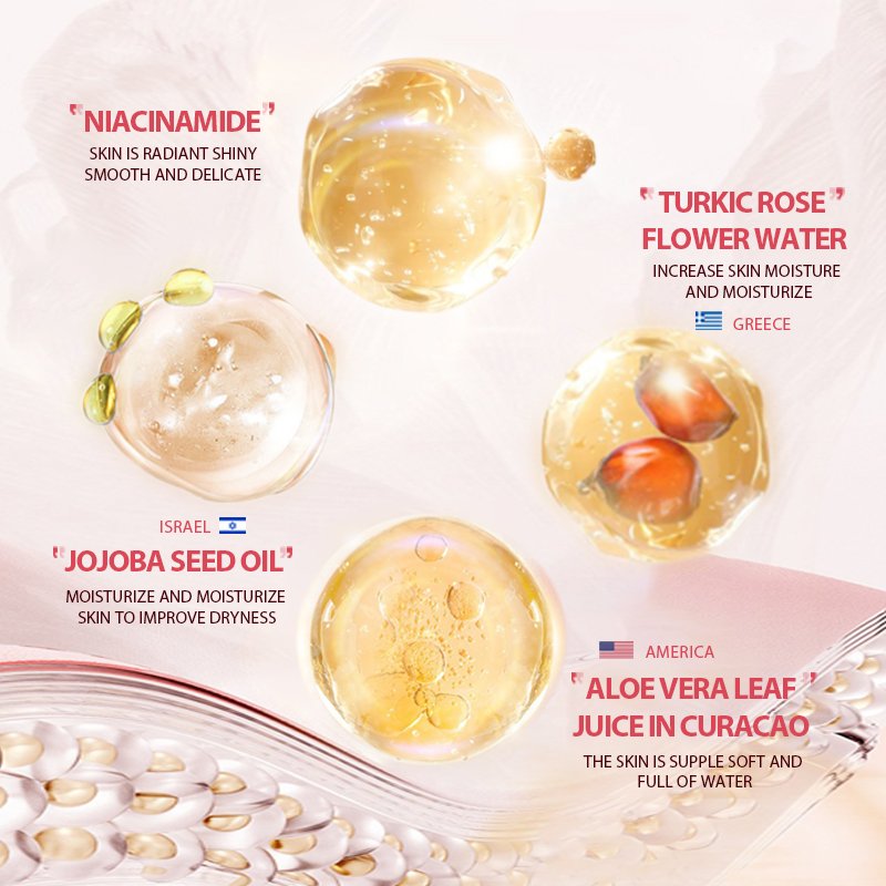 Non-Greasy Soothing Firming Moisturizing Nourish Caramel Skin Whitening Nicotinamide Women Marshmallow Beauty Body Lotion