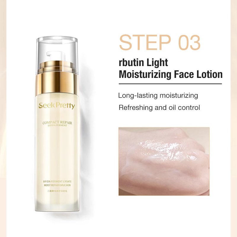 Wholesale Beauty Products Facial Niacinamide Paraben Free Brightening Whitening Arbutin Lotion Cream Skin Care Set For Women
