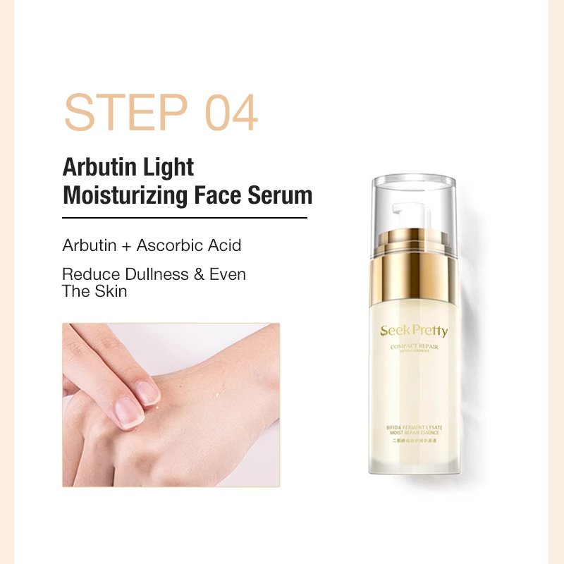 Wholesale Beauty Products Facial Niacinamide Paraben Free Brightening Whitening Arbutin Lotion Cream Skin Care Set For Women