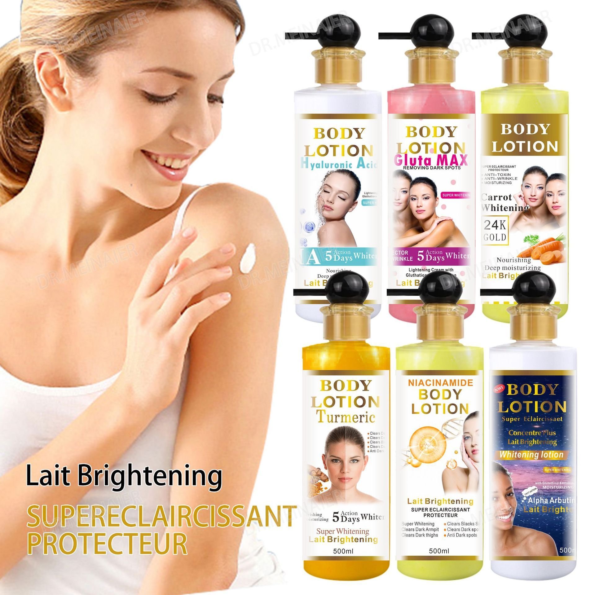 Custom Logo Whitening Moisturizer Body Lotion For Women