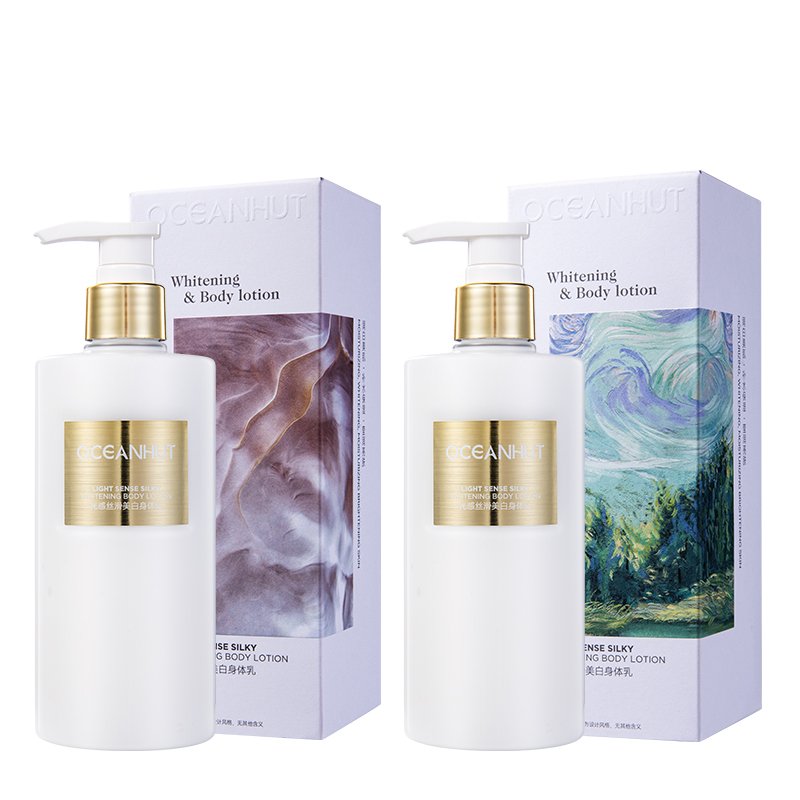 Custom Black Skin Fragrance Light Sense Silky Body Cream Centella Asiatica Niacinamide Skin Lightening Body Lotion