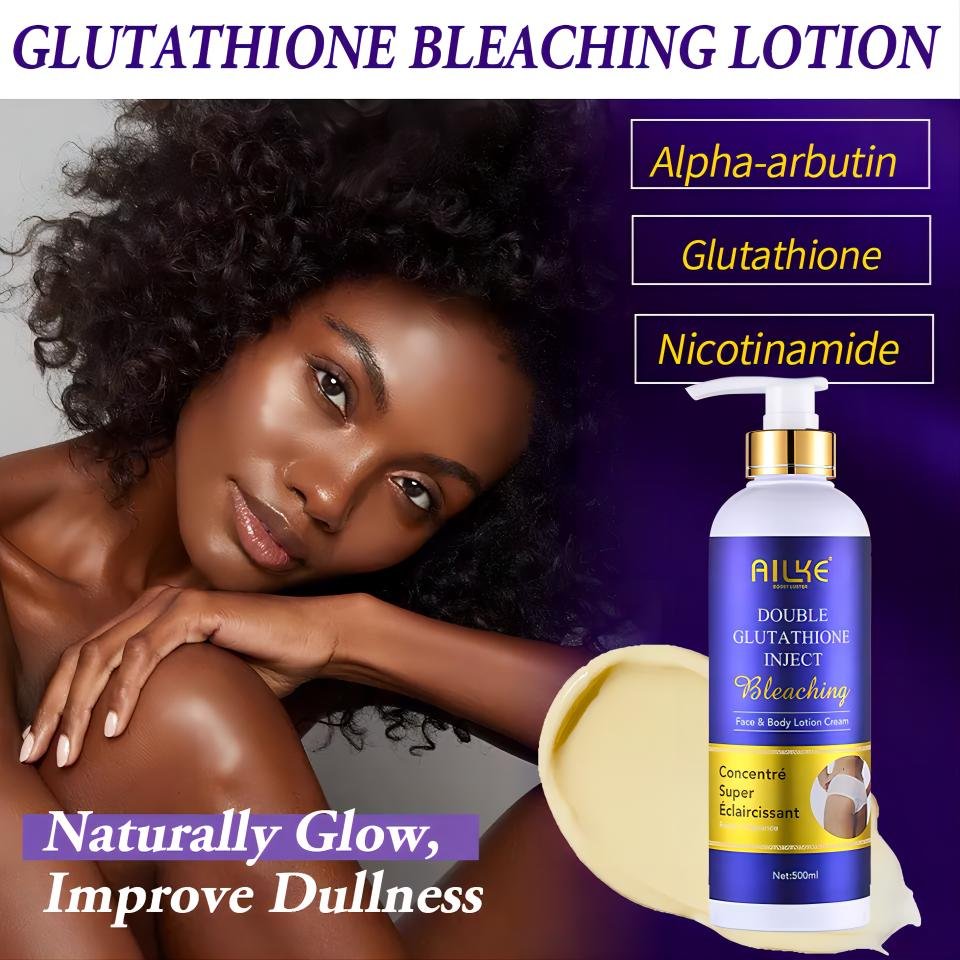 Private Label Skin Whitening Dark Spot Serum Face Cream Kojic Acid Soap Bleaching Body Lotion SkinCare Set For Dark Skin Women