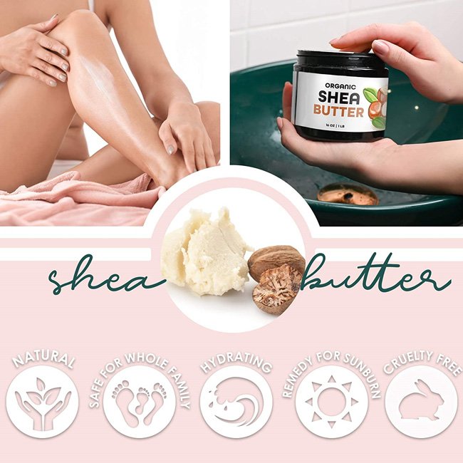 Private Label OEM Natural Organic Vegan Moisturizing 100% Pure Raw Virgin Unrefined African Shea Butter for Face Body Hair Care
