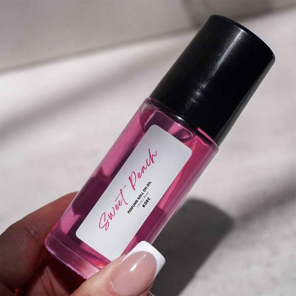 KOEC Perfume Roll On Oil (Sweet Peach) Wholesale Long-Lasting Fragrance Perfume Spray Scent Luxury Perfume Gift Body Mist