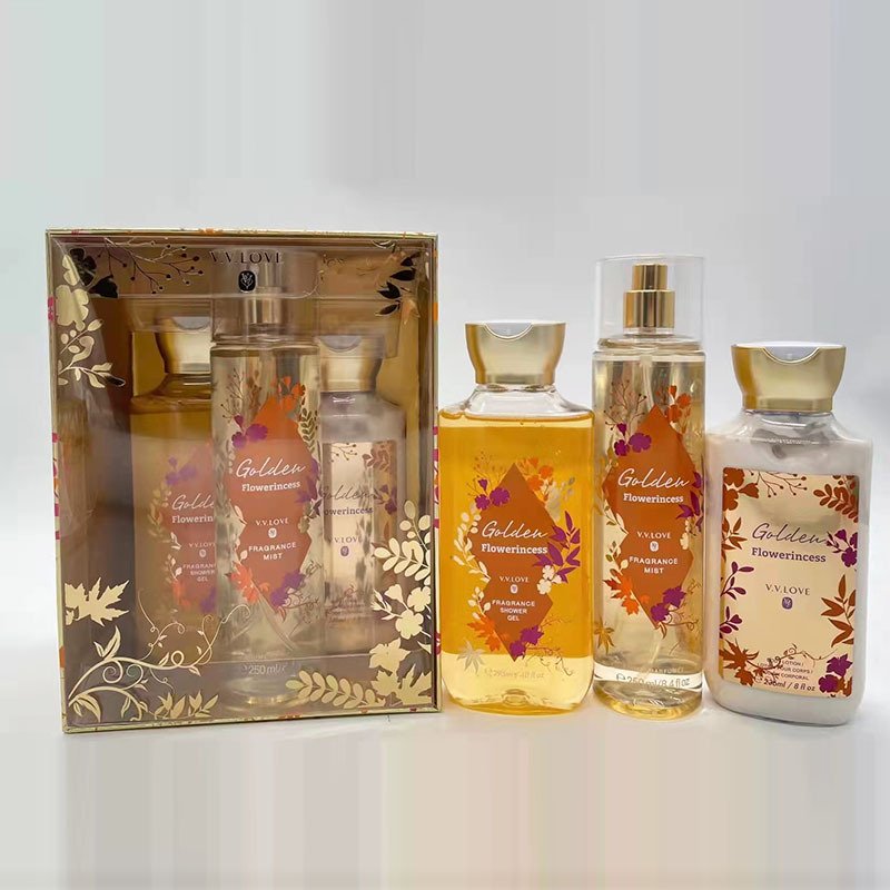 3pcs 236ml Body Lotion 295 Ml Wash 250ml Bodyworks Mist Perfume Bath Gift Set For Women
