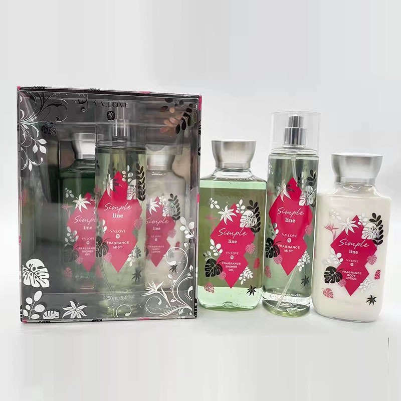 3pcs 236ml Body Lotion 295 Ml Wash 250ml Bodyworks Mist Perfume Bath Gift Set For Women
