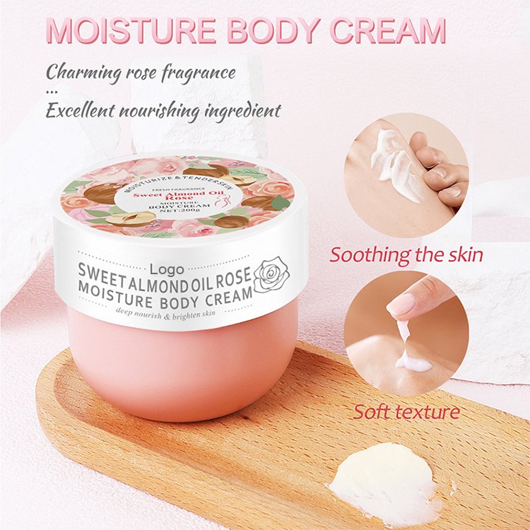 High Quality Natural Moisturizing Scented Body Butter Cream Custom Logo Organic Firming Body Cream Lotion