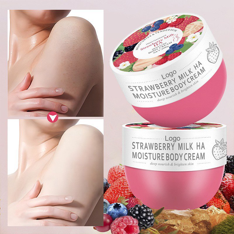 High Quality Natural Moisturizing Scented Body Butter Cream Custom Logo Organic Firming Body Cream Lotion