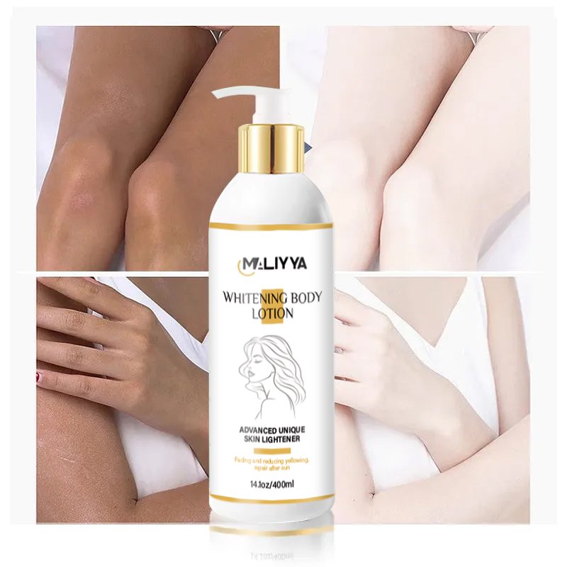 Private Label Whitening Body Lotion Skin Lightening Whitening Body Lotion Organic Collagen Custom Body Cream