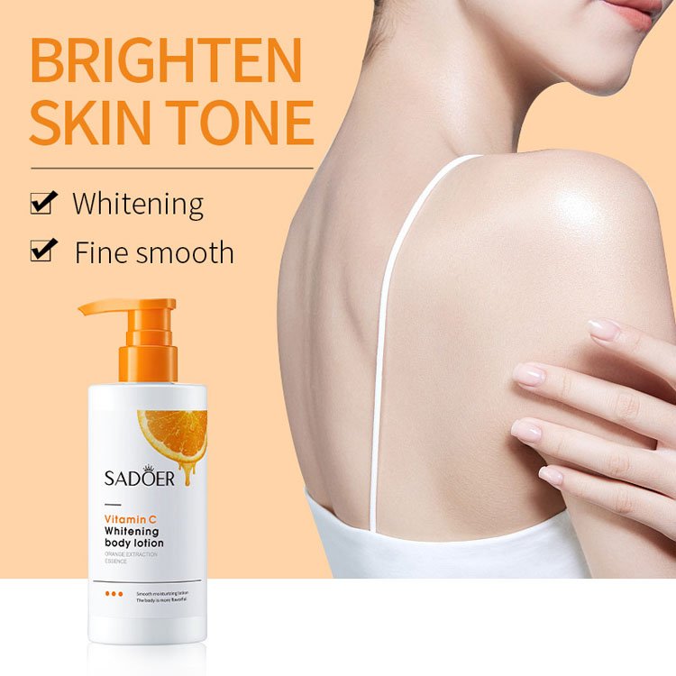 High Quality SADOE body cream Moisturizing Nourishing Lightening Cream Natural Skin Whitening Vitamin C Body Cream