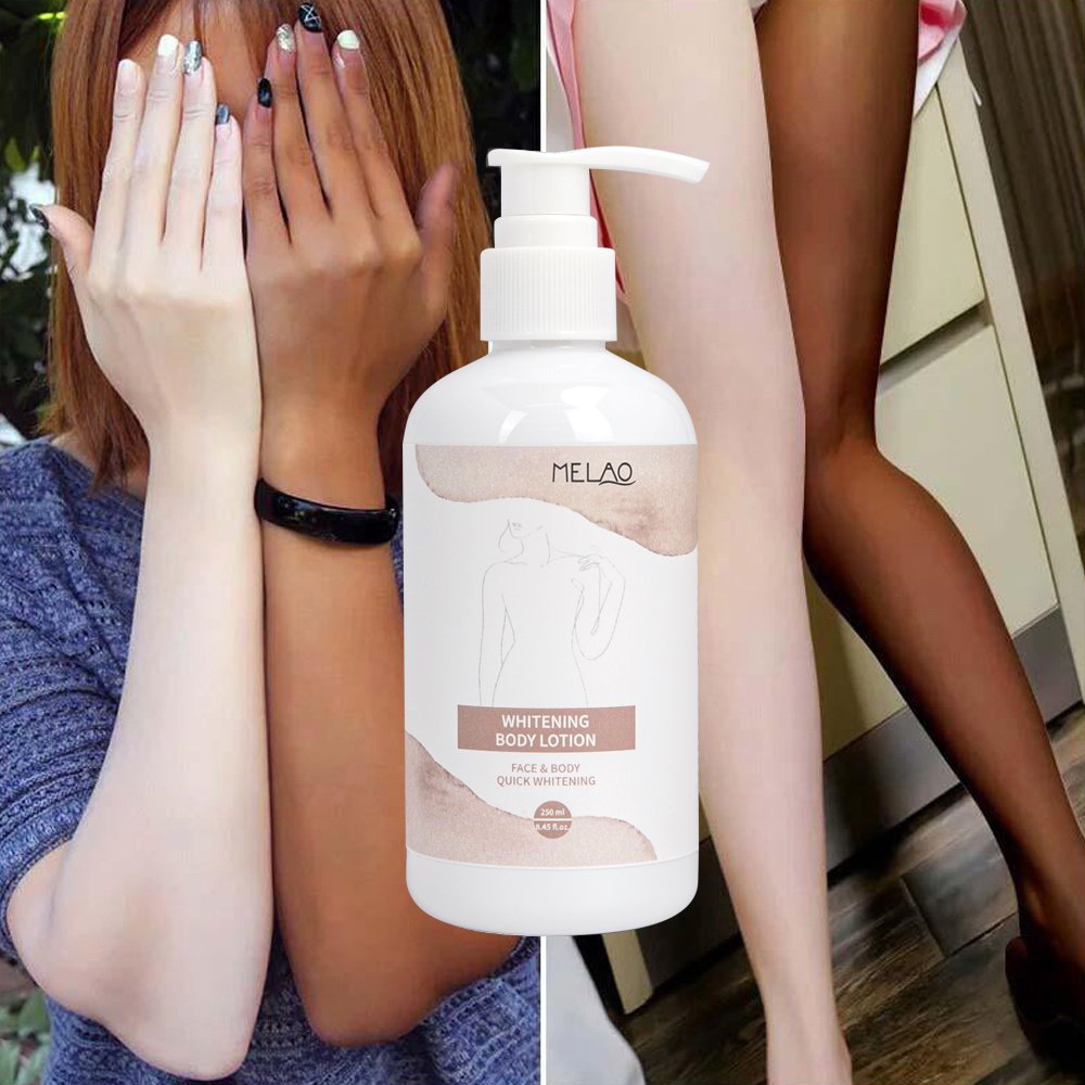 Private Label Quick Bulk Organic Natural White Moisturizing Bleaching Whitening Body Lotion For Black Skin