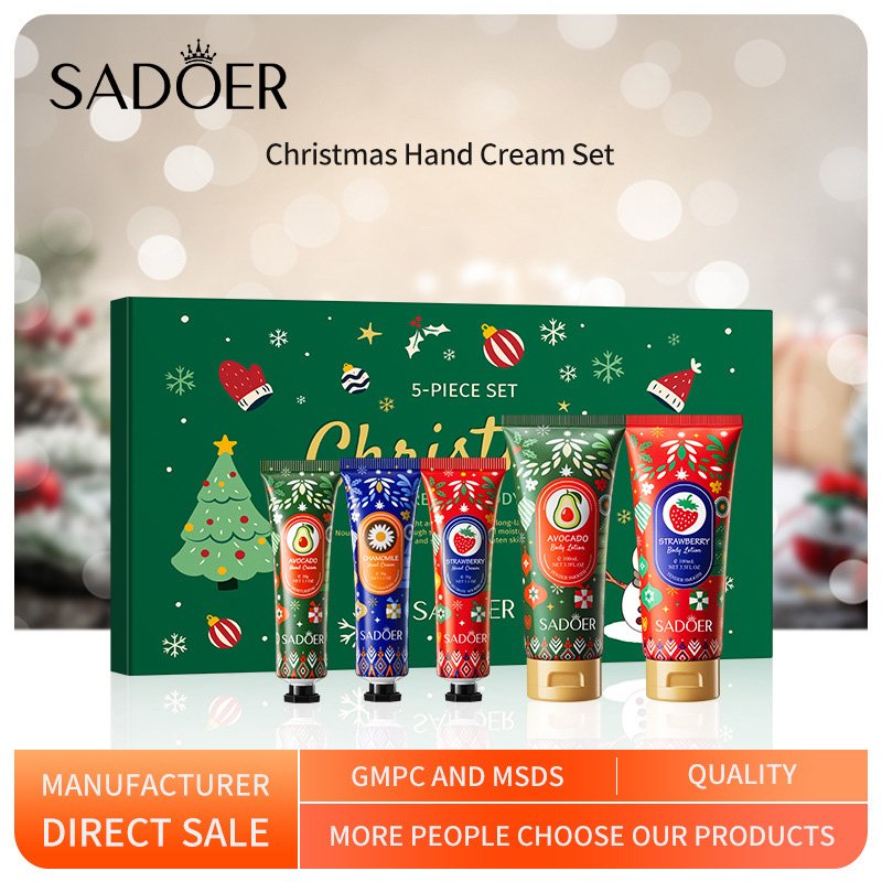 Wholesale Christmas Natural Body Lotion Cream Moisturizing Whitening Nourishing Brightening Herbal Hyaluronic Acid For Body Care