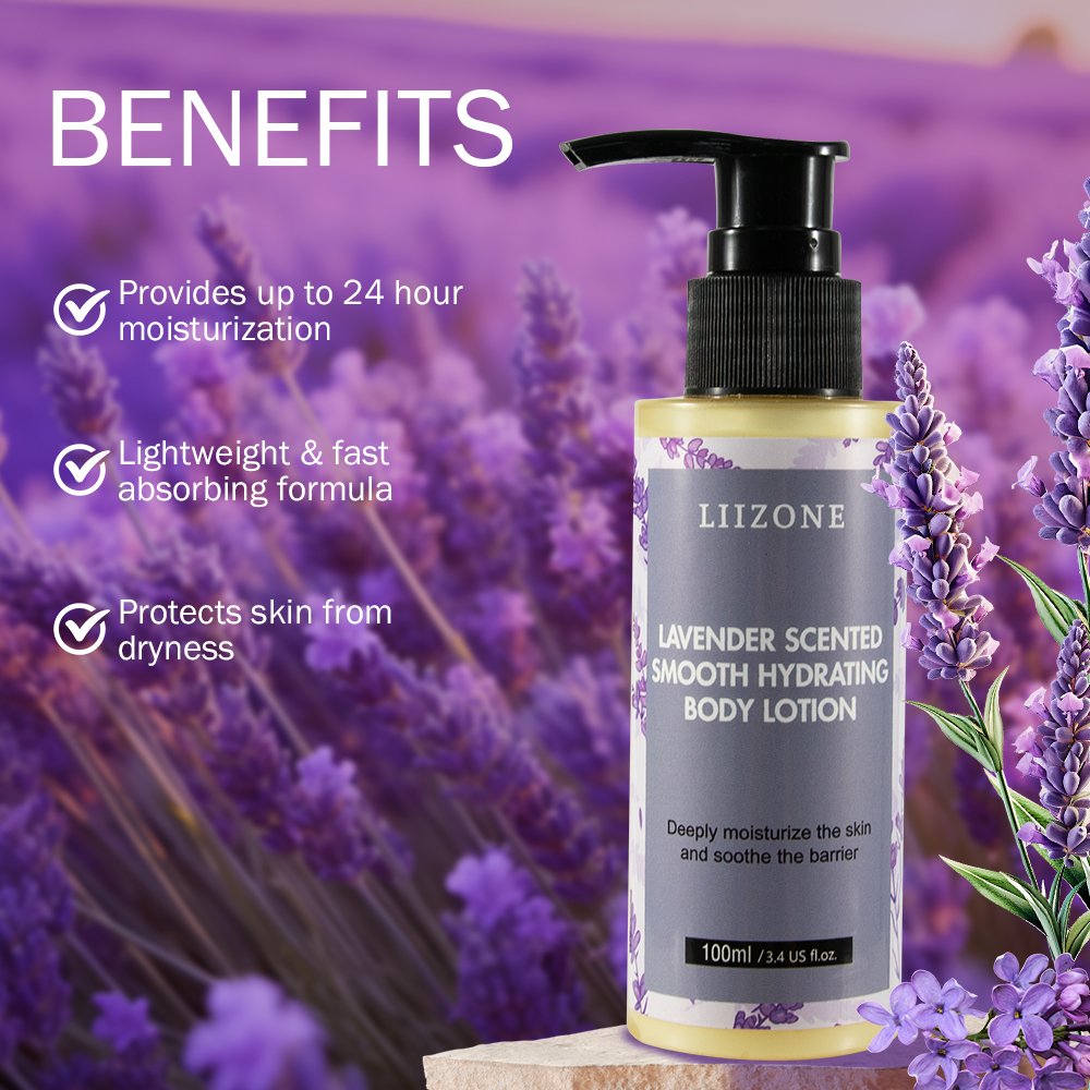 Hot Sale Moisturize Nourishing Body Lotion Lavender Scented Body Lotion Wholesale Smooth Skin Soften Rough Body Lotion