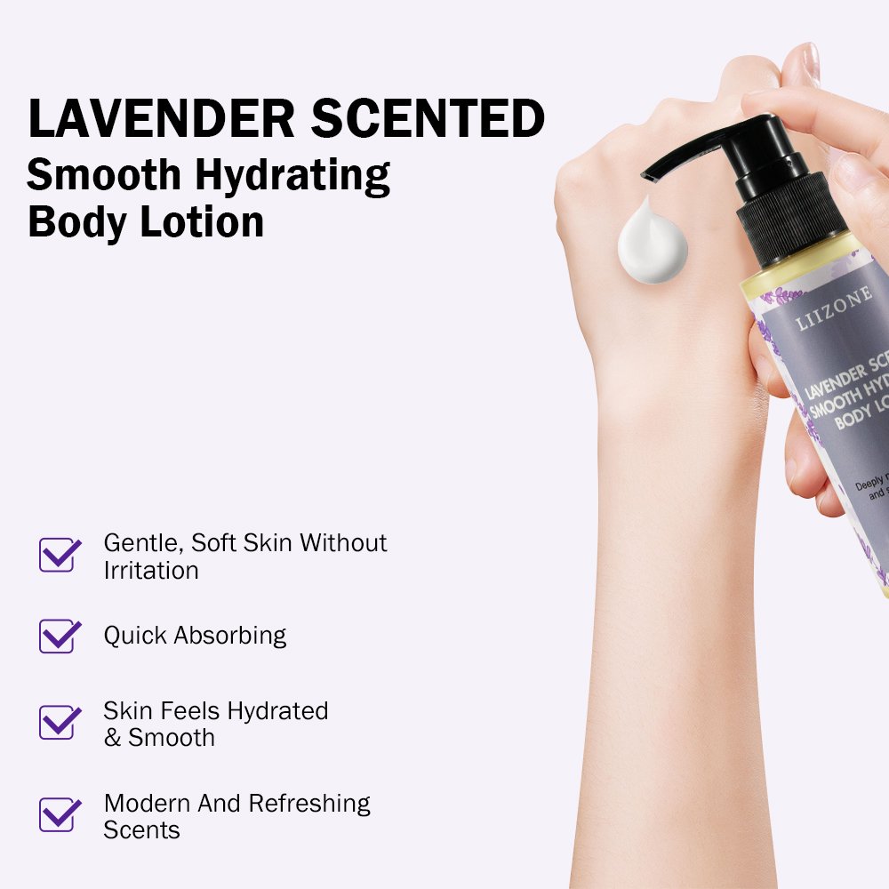 Hot Sale Moisturize Nourishing Body Lotion Lavender Scented Body Lotion Wholesale Smooth Skin Soften Rough Body Lotion