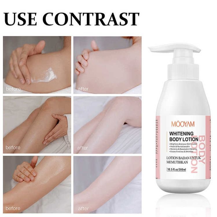 300ml Bleaching Body Lotion Lightening Arbutin Skin Whitening Cream Brightening Moisturizer Whitening Body Lotion