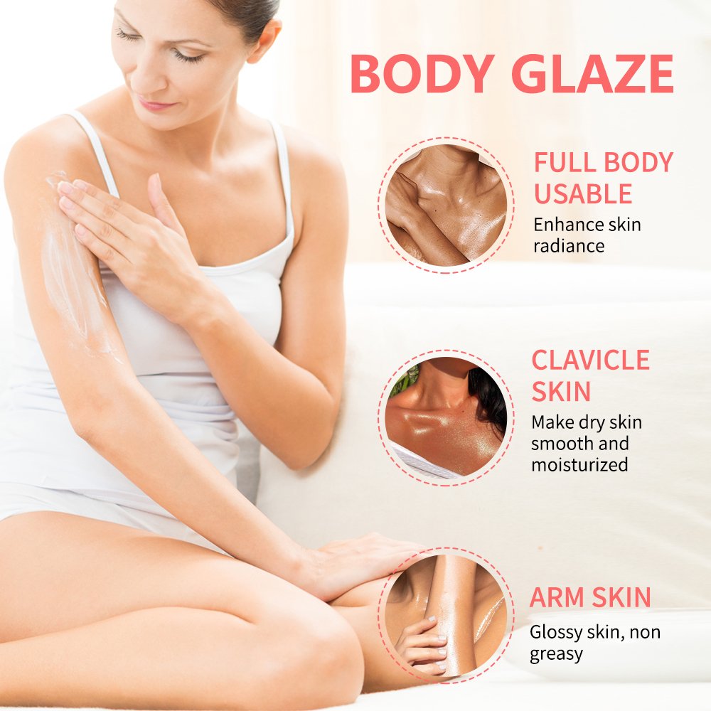 2oz/57g Hllozzi New strawberry BODY GLAZE Whitening Body Lotion Pick Your Scent with Products Shea Butter Body Care Cream