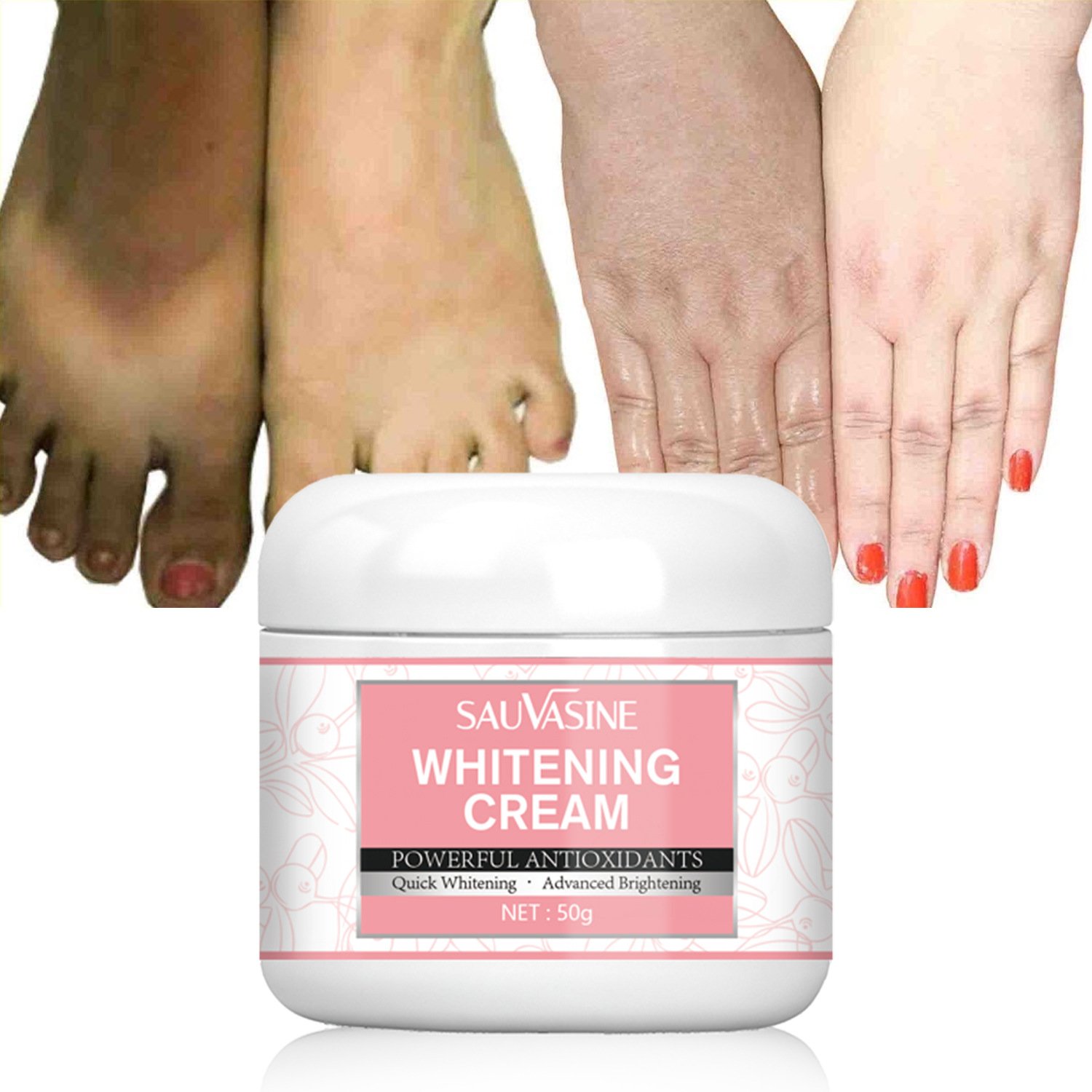 Private Label Organic Whitening Cream Smooth Skin Nourishing Body Face Bikini Area Intimate Sensitive Zones Brightening Lotion
