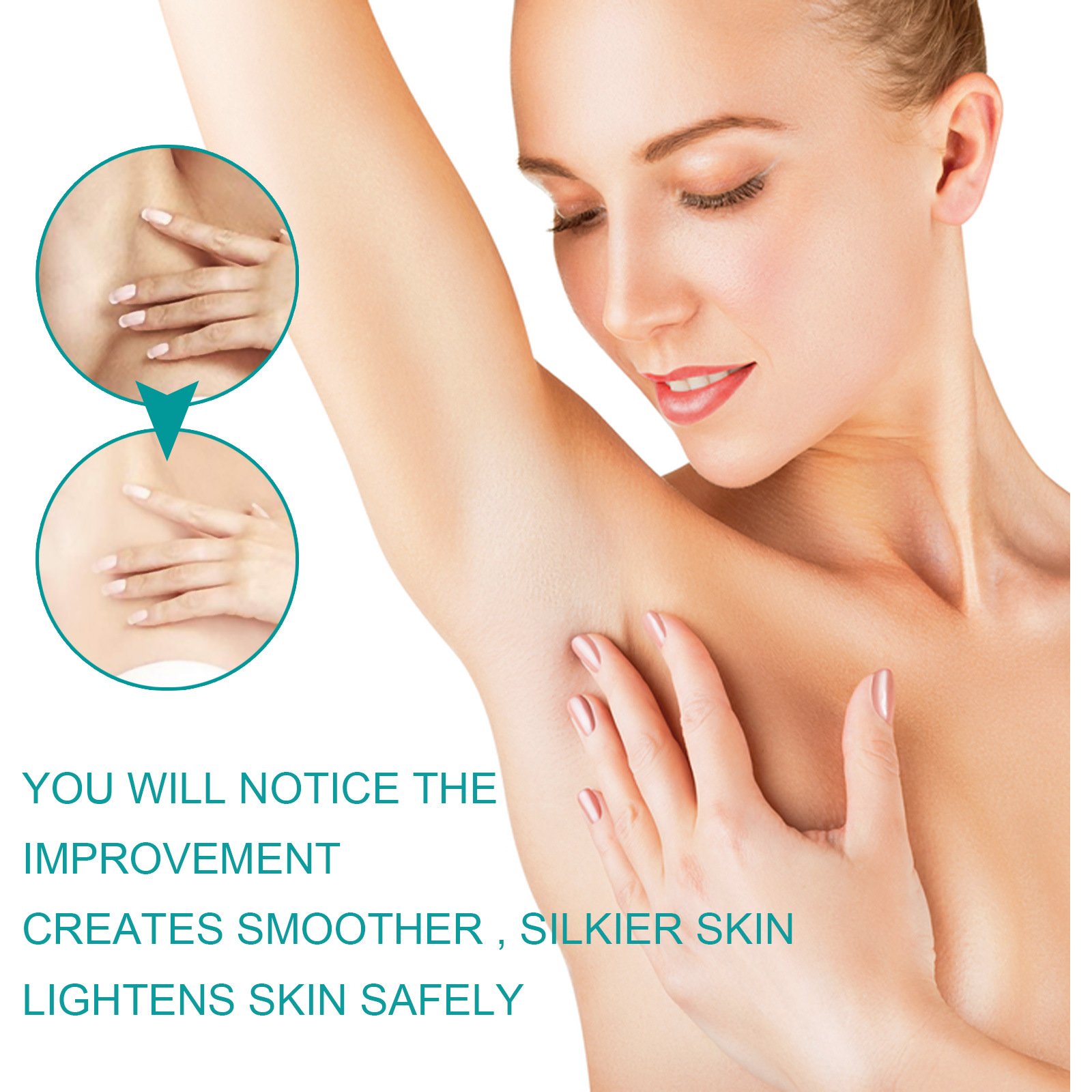 Retinol Whitening Oil For Private Part Brighten Dark Skin Permanent Bleaching Lotion for The Whole Body Underarm Knee Buttocks