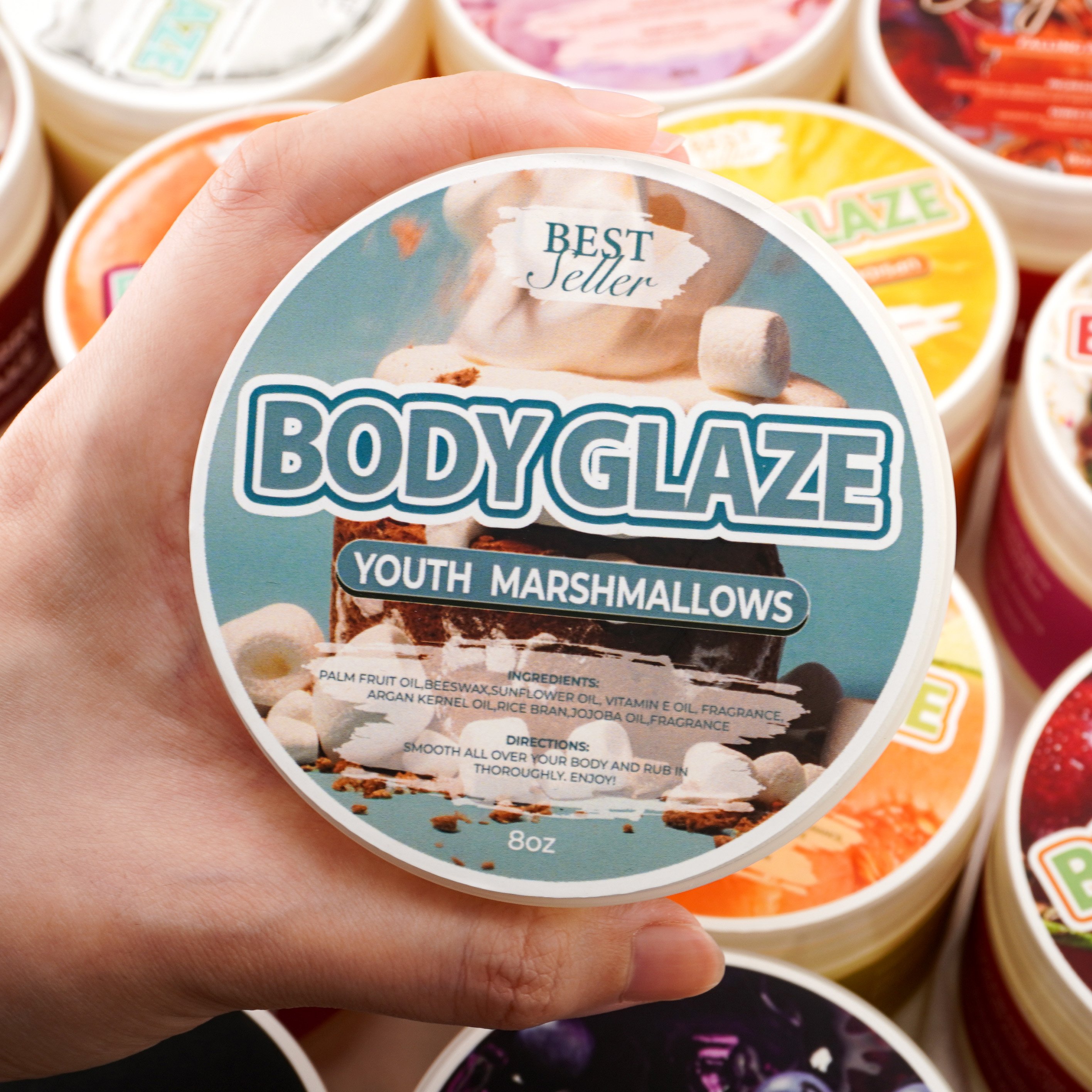 Private label anti aging body lotion moisturizing brightening oem body glaze butter
