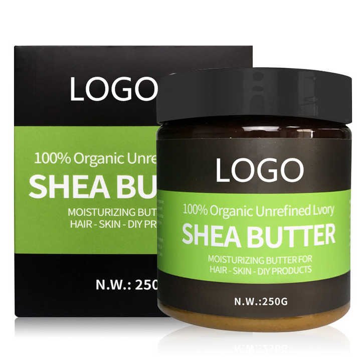 Unrefined, Cold-pressed Body Butter Ivory Pure Unrefined Raw Shea Butter 1lb - USDA Skin Care Body Lotion Yellow All-skin