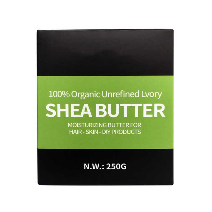 Unrefined, Cold-pressed Body Butter Ivory Pure Unrefined Raw Shea Butter 1lb - USDA Skin Care Body Lotion Yellow All-skin