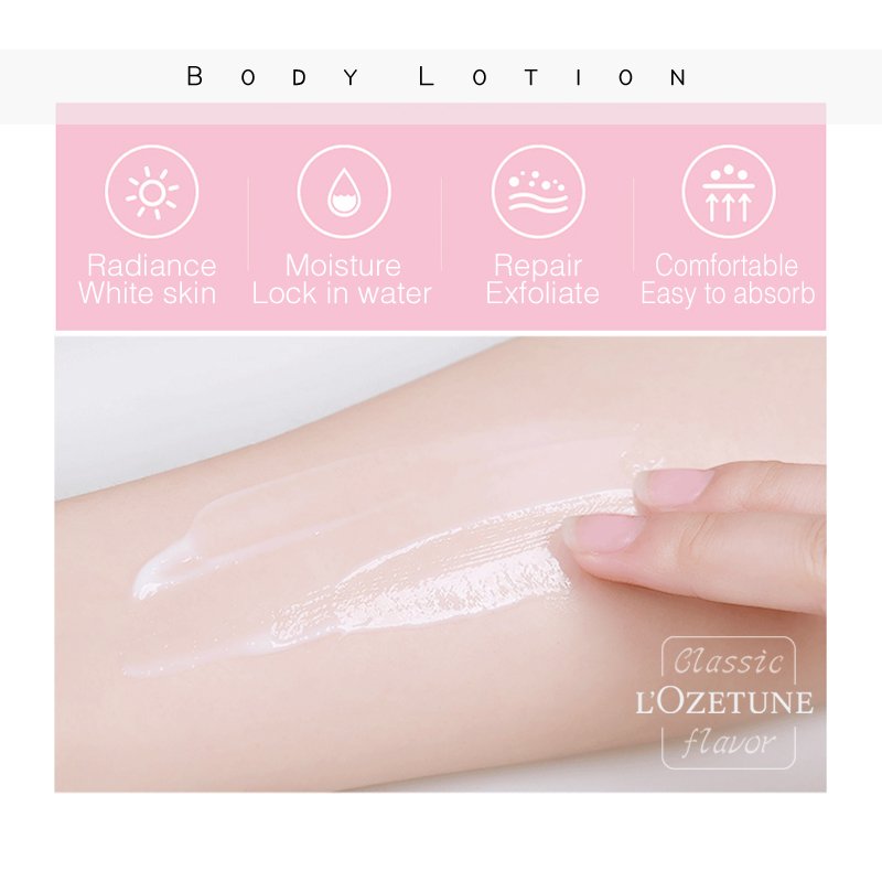 Skin Brightening Nourishing Moisturizing Body Lotion Whitening Body Cream With Water Glycerin Ingredients