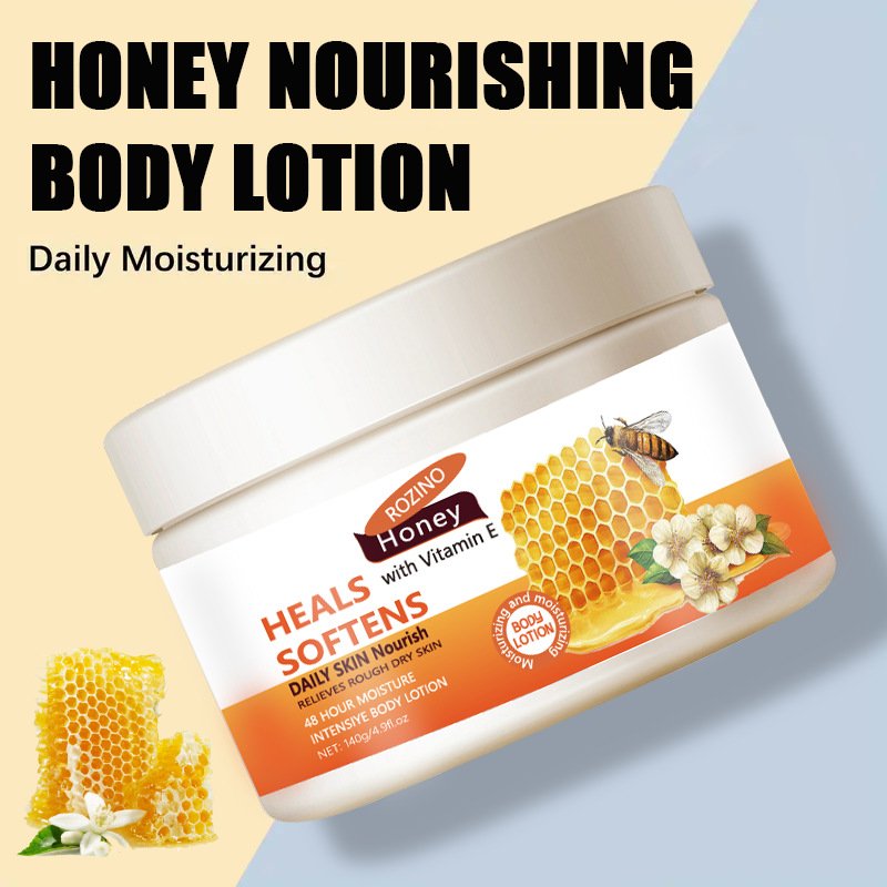 Honey Body Lotion Moisturizes all over the Body Moisturizing and Long-lasting Fragrance Moisturizing Lotion