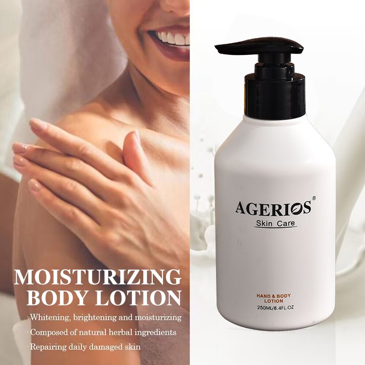 Agerios Shea Butter Moisture Hand and Body lotion for Very Dry Rough Skin Revitalizer