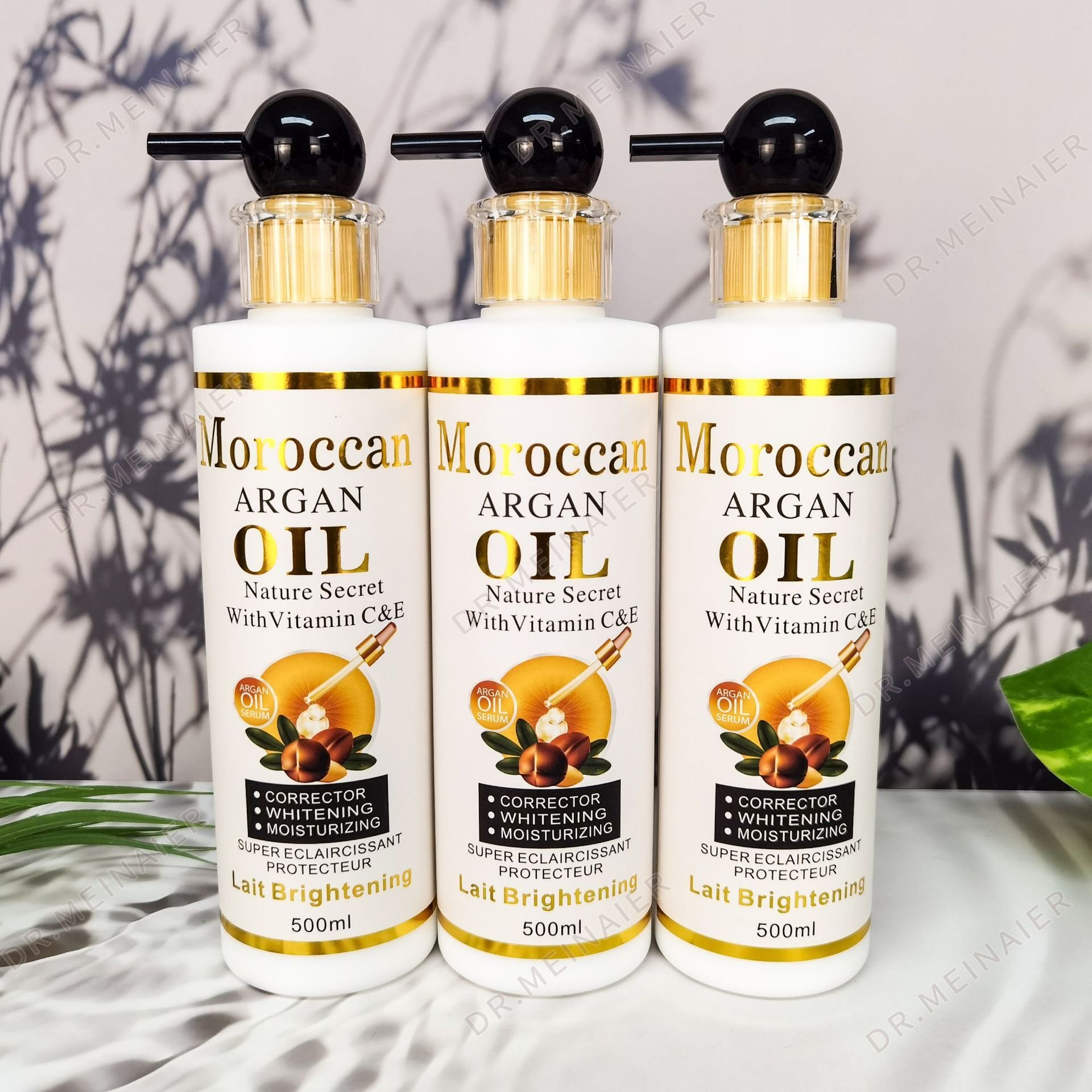 Agan Oil Moisturizing Brightening Body Lotion Care Black Skin Whitening body lotion