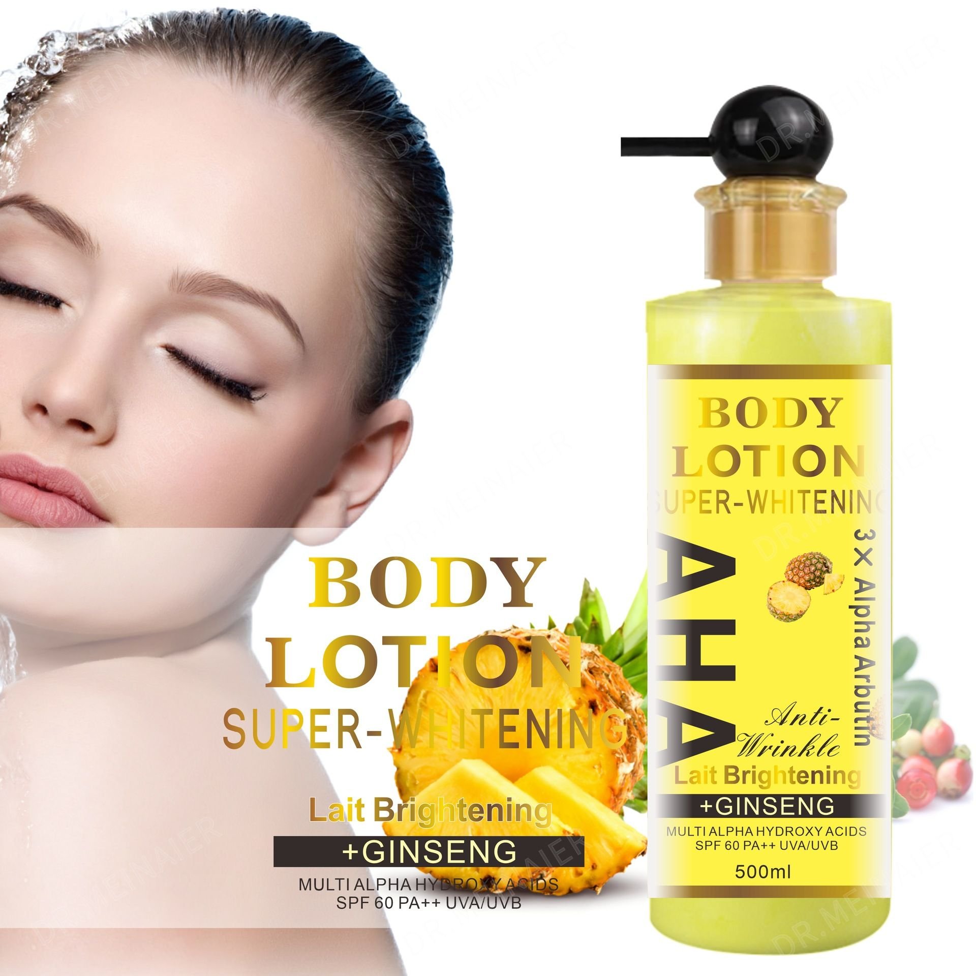 Agan Oil Moisturizing Brightening Body Lotion Care Black Skin Whitening body lotion