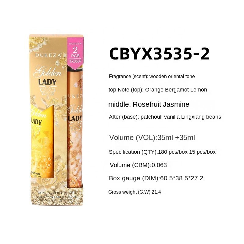 Original brand designer perfume body spray body lotion set perfume ladies floral body lotion spray