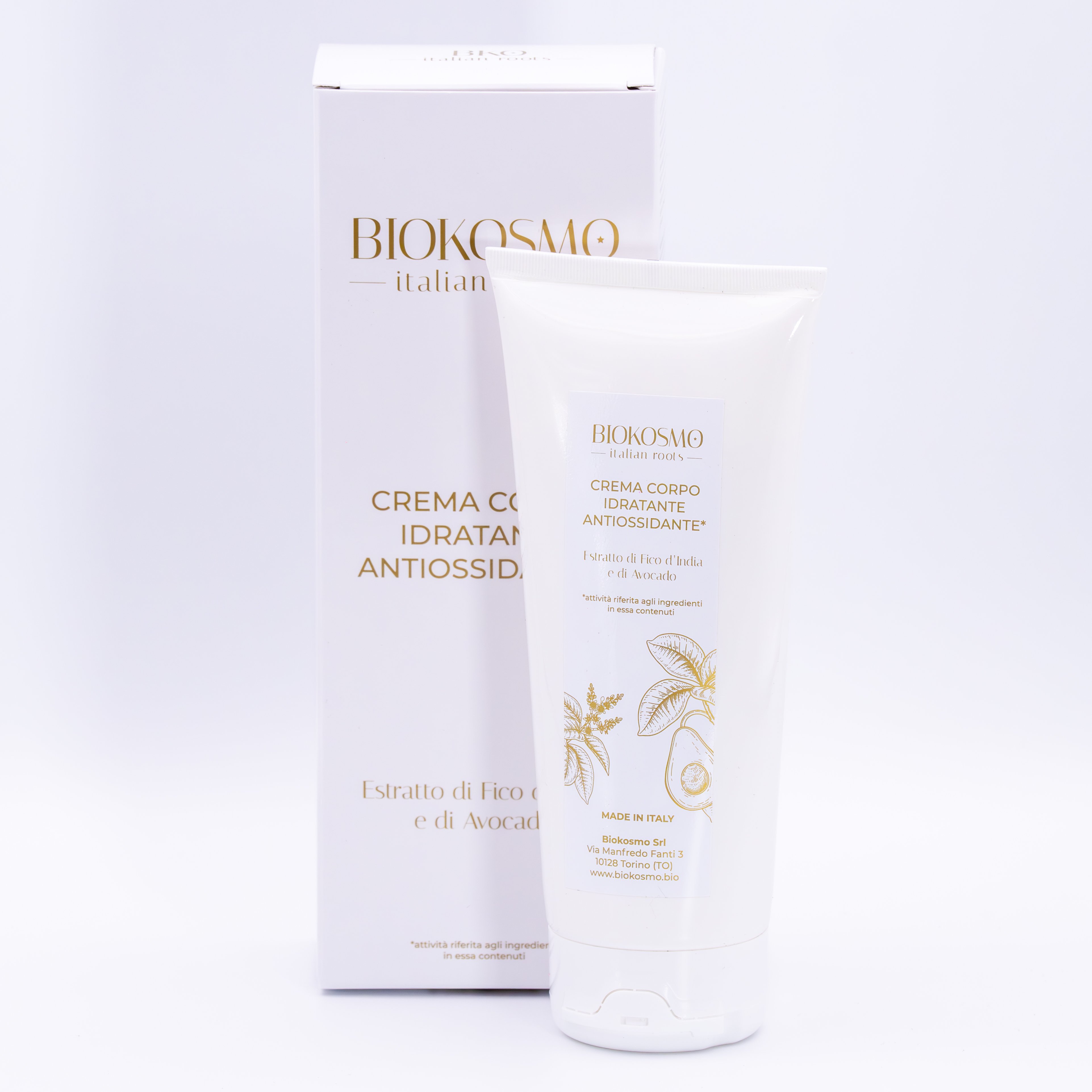 Top-Tier Italian Bio Hydrating Cream - Antioxidant-Rich Body Lotion 200ml - Perfect for Revitalizing and Smoothing Skin