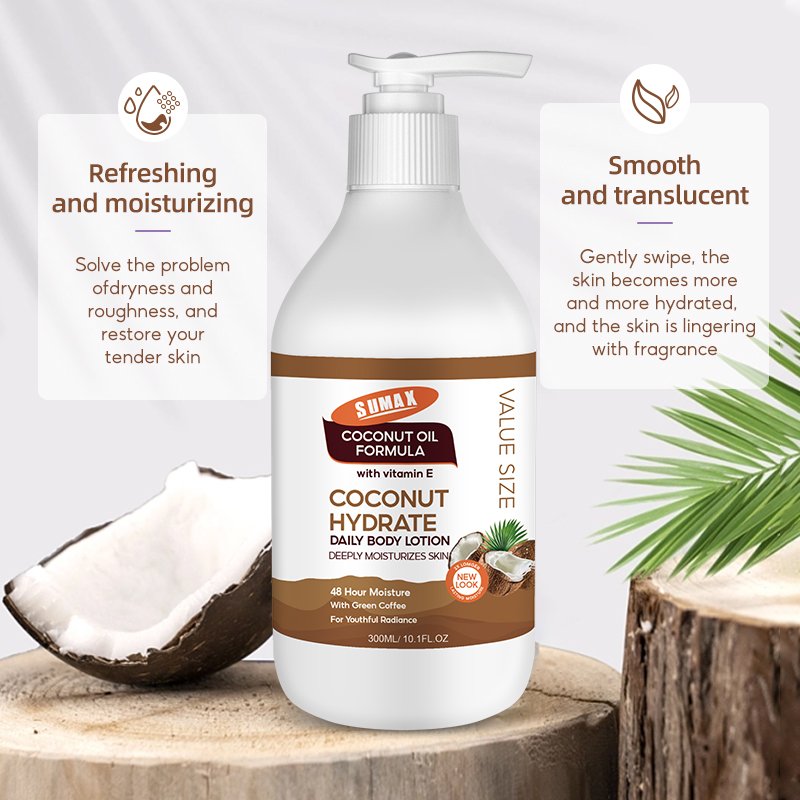 Sumax Natural Coconut Oil Body Lotion 300ml For All Types Skin