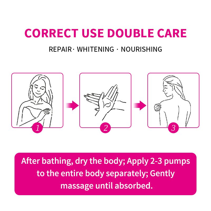 Private Label 500ml Organic Snail Skin Whitening Body Whitening Lotion Brightening Lightening Body Lotions For Women