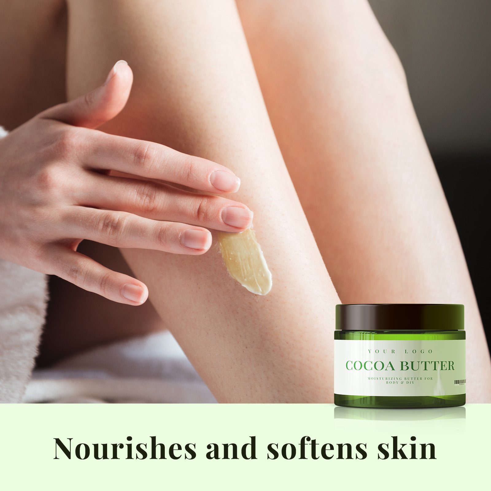 Deep Nourishing cocoa butter lotion visible radiance hydrated vitamin E cocoa butter cream