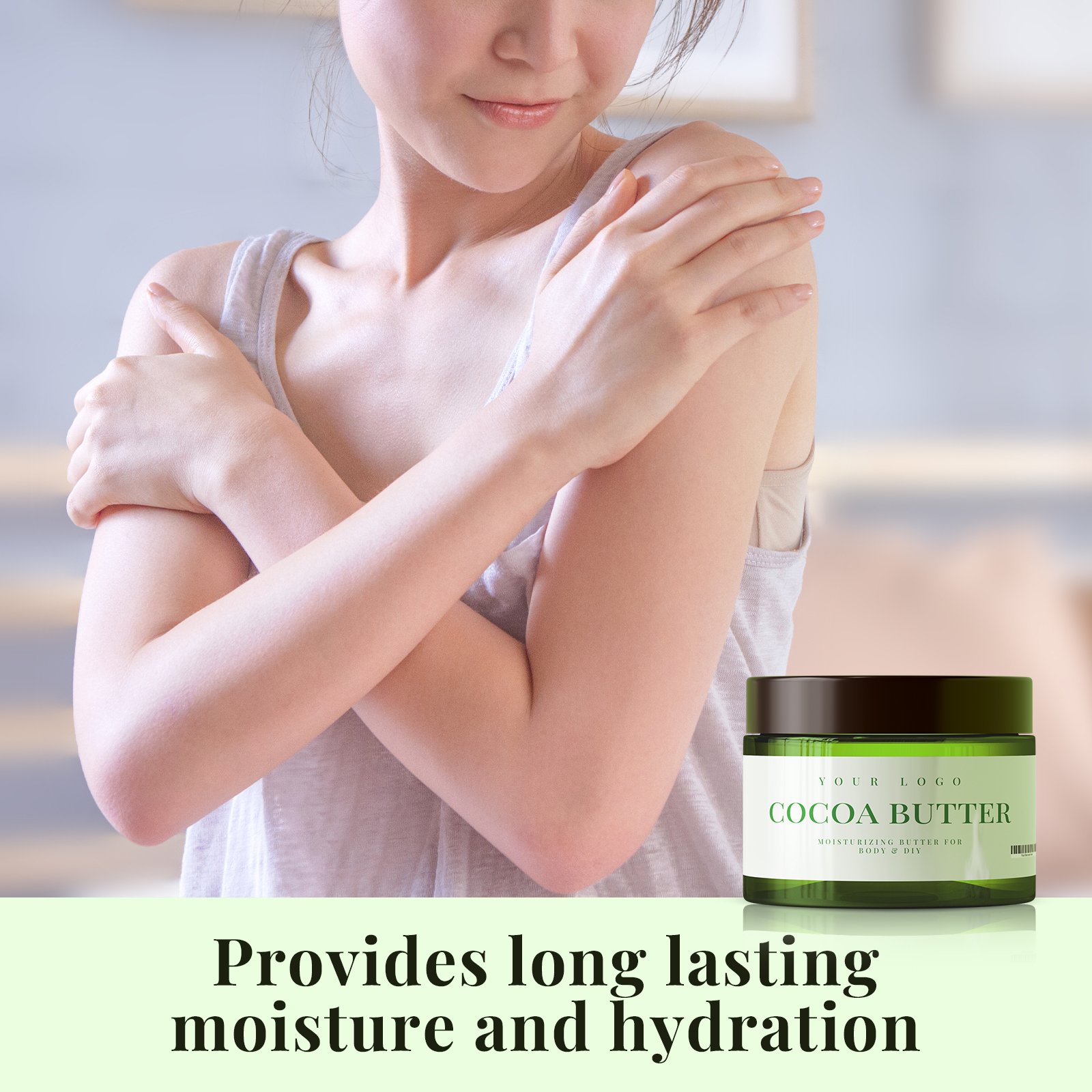 Deep Nourishing cocoa butter lotion visible radiance hydrated vitamin E cocoa butter cream