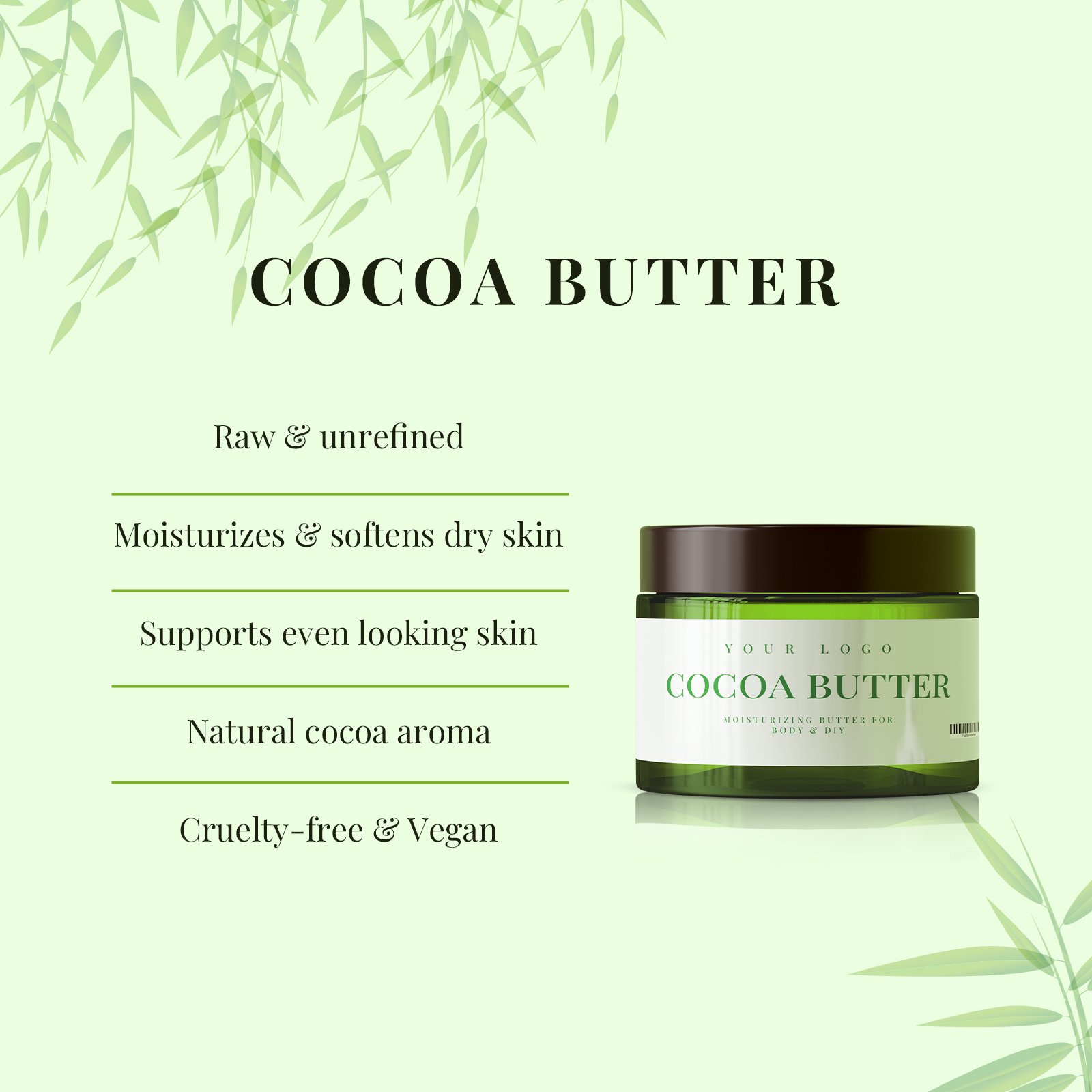 Deep Nourishing cocoa butter lotion visible radiance hydrated vitamin E cocoa butter cream