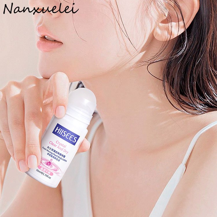 Private Label HIISEES 50ml Roll on Deodorant Fragrance Scent Antiperspirant Deodorant Body Lotion