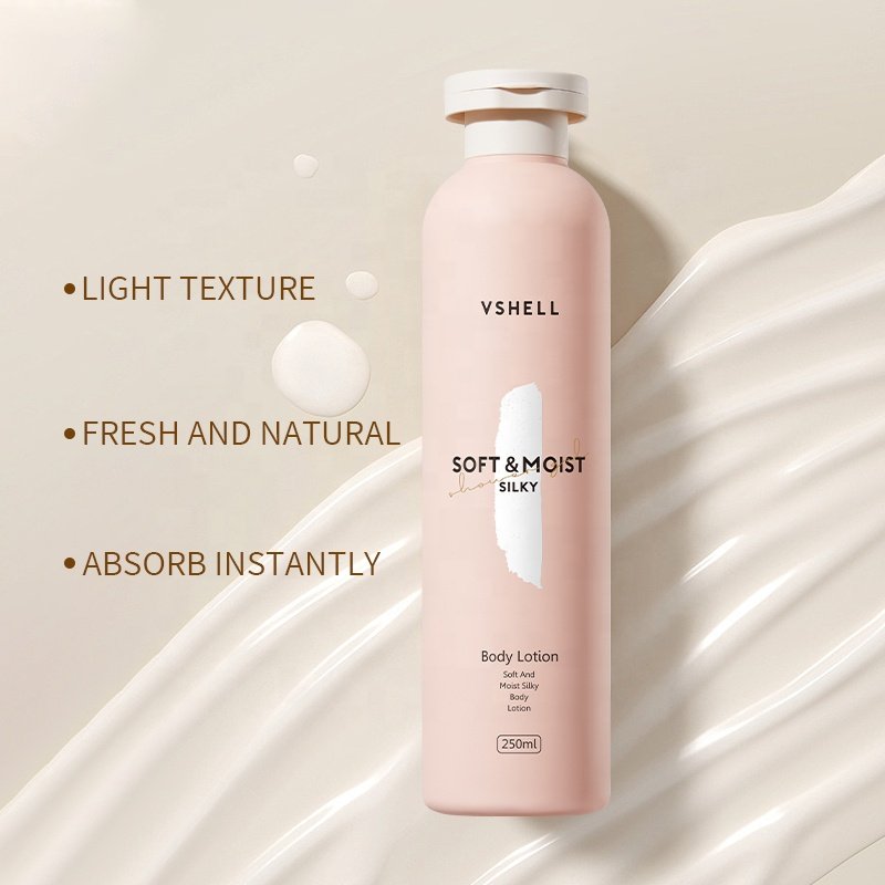OEM Niacinamide Softening Silky Body Lotion Cream with Shea Butter for Dry Rough Sensitive Skin Intense Moisturizer Body Lotion