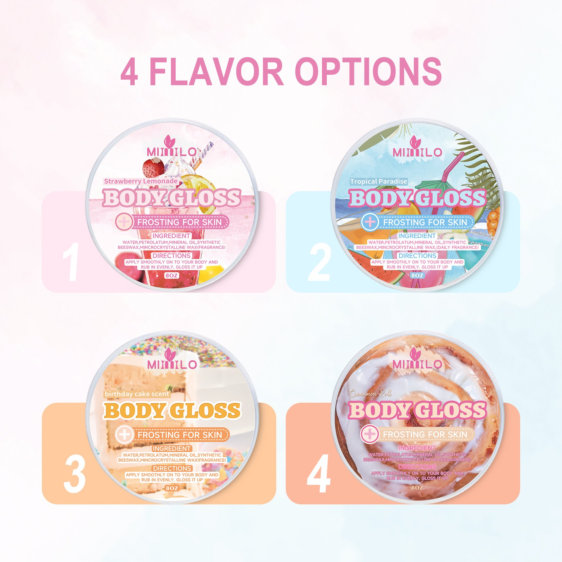 Body Glaze Body Oil BODY GLOSS Moisturizing Lock Water Wrinkle Crack New Product