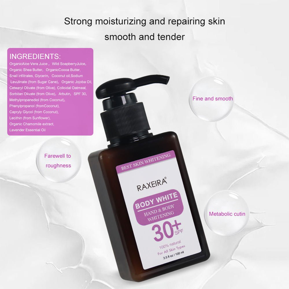 Private Label Fast moisturizing body lotion body lotion whitening skin best skin whitening body lotion