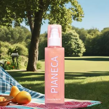 OEM High Quality Private Label Replenishes Skin Nutrients And Makes It Smooth Rose Glow Body Shimmer Oil