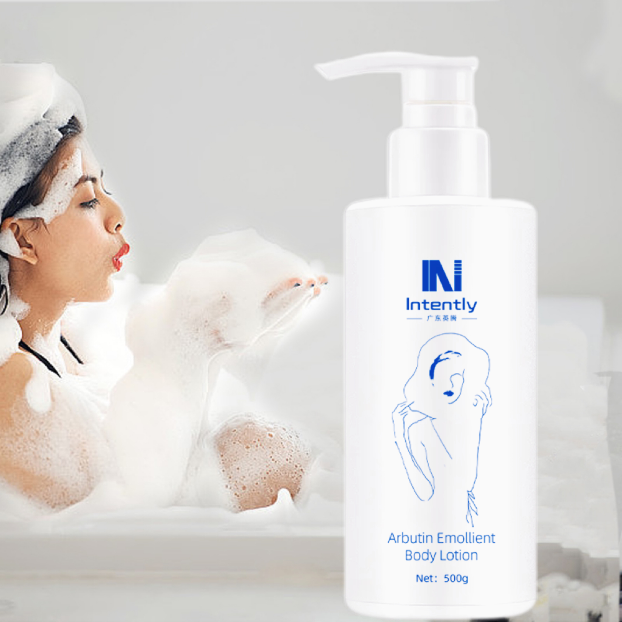 OEM Private Label Body Wash Scrub Exfoliating Whitening Nourishing Skin Shower Gel for Women Body Lotion Adults Female