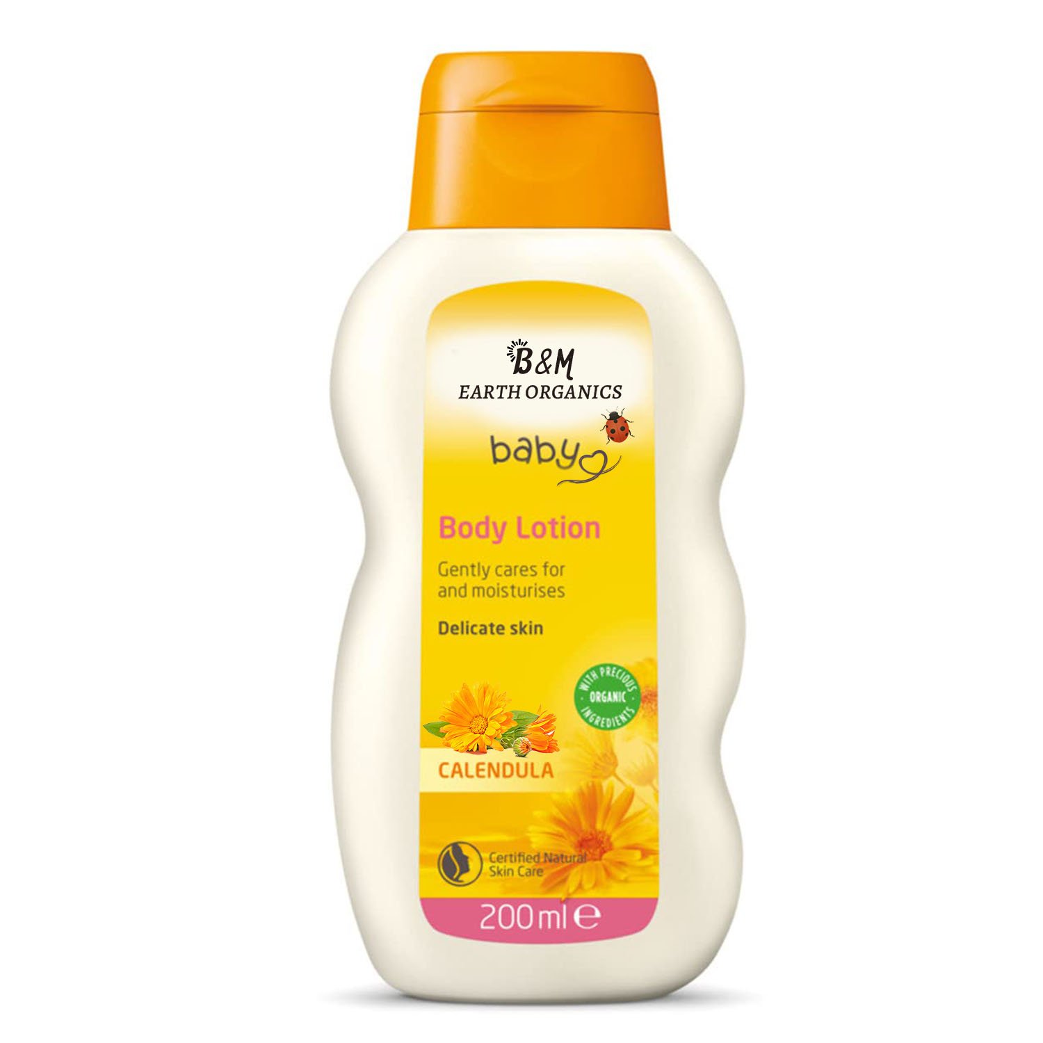 Baby Calendula Comforting Body Lotion Plant Rich Moisturizer with Calendula Chamomile Sweet Almond and Sesame Oils