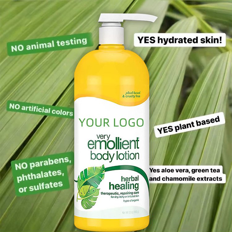 Wholesale Best Body Moisturizer Lotion Unscent Herbal Intensive Brightening Skin Care Organic Vitamin C Whitening Body Lotion
