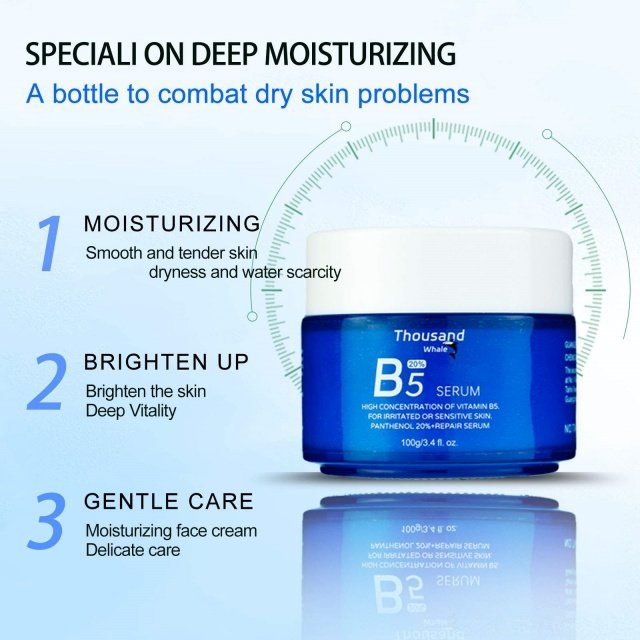 Thousand Whales OEM 100% Natural Lotion Repair Essence Cream Bergamot Lavender Butter Cream