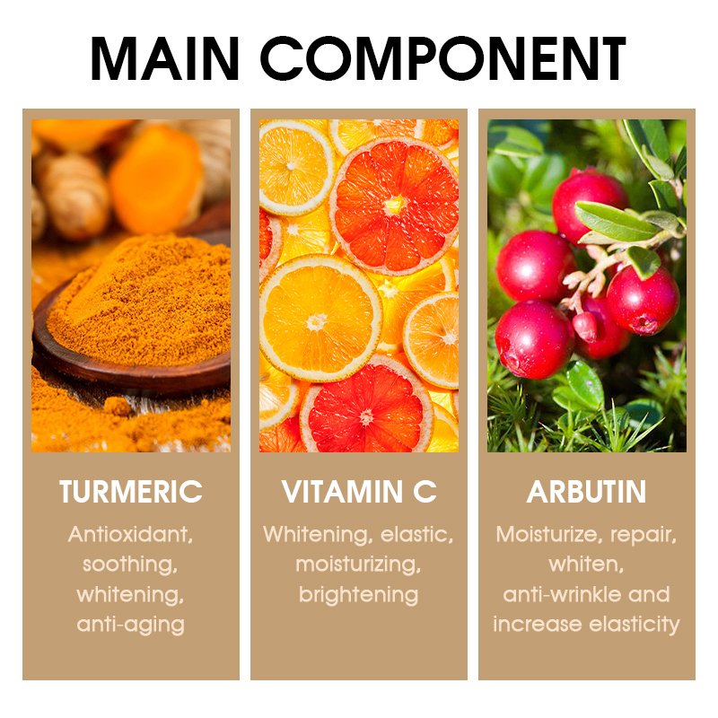Wholesale Body Lotion Cruelty-Free Moisturizer Lightening and Vitamin C Turmeric Natural Body Lotion Privet Label